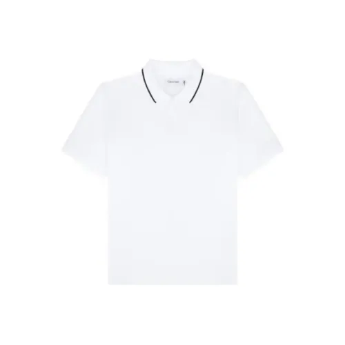 CALVIN KLEIN SS23 Поло Мужское Белое