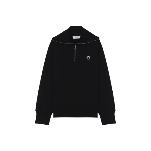 Marine Serre Поло Унисекс Черное