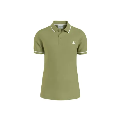 Calvin Klein Поло Мужское Фруктовый Зеленый