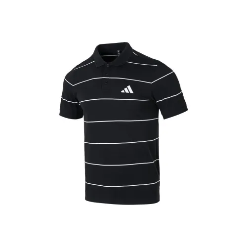 Adidas Мужское Поло Черное