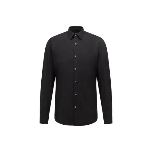 Hugo Boss Мужские Черные Рубашки