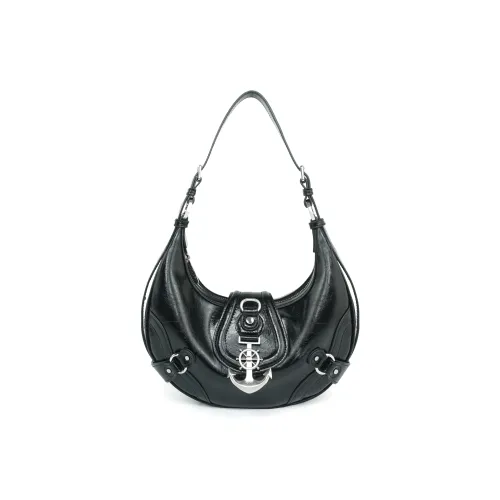 VFVF Сумка OFFICIAL ПУ (полиуретан) Сумка через плечо Сумка на плечо Стандартная Женская Черная Серебряная