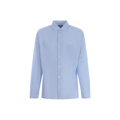 A.P.C. Joint Paragraph Blue Men's Shirts A.P.C. Joint Paragraph Синий Мужские Рубашки