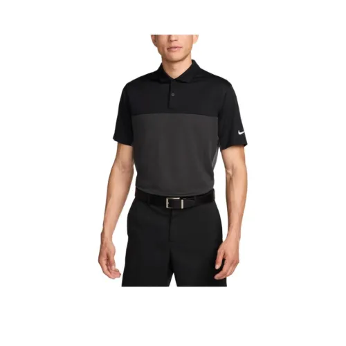 nike Dri FitVictory+ GOLF Swoosh Поло Мужское Черное