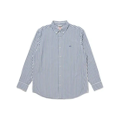 Levis Blue Men's Shirts Левис Синие Мужские Рубашки