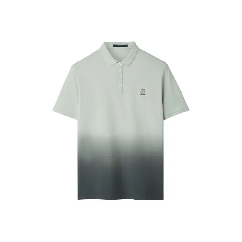 HLA Светло-зеленый градиент 62 Мужская поло