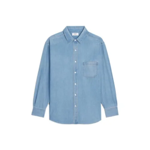 CELINE Мужские Синие Рубашки