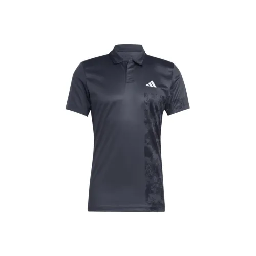 Adidas SS23 French Open Series Угольный Черный Мужской Поло
