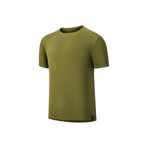 Saucony T-Shirt Мужской Темно-дерево-зеленый