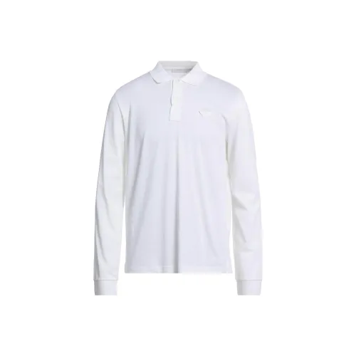 PRADA Белая Мужская Поло