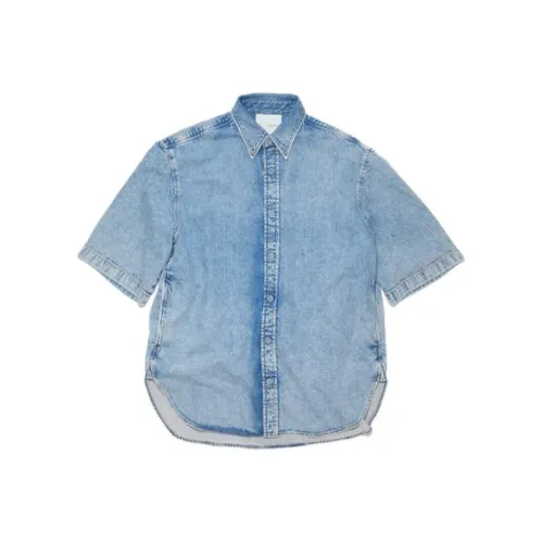 ACNE STUDIOS Мужские Синие Рубашки