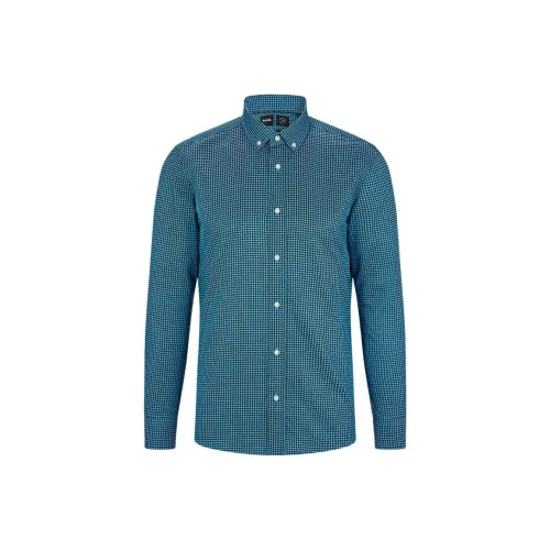 Hugo Boss SS22 Рубашка Мужская Зеленая