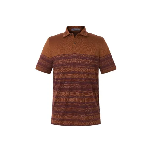 Corneliani Земляной Желтый Мужская Поло