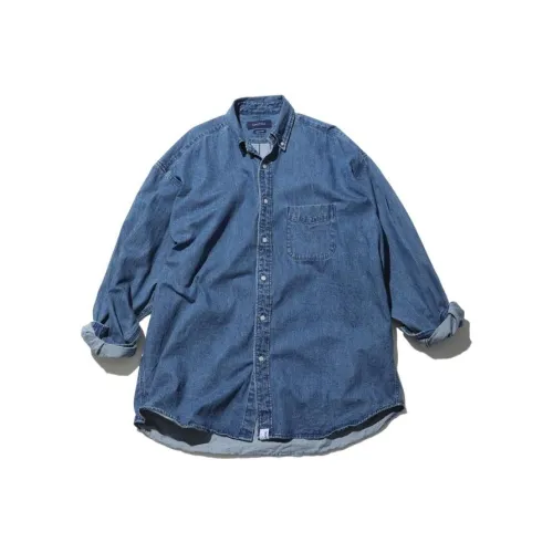 NAUTICA JAPAN FW22 Рубашка Мужская Морской Синий