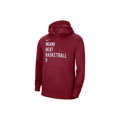 NBA x Nike Miami Heat Spotlight Fleece Overhead Sweatshirt Men's Red