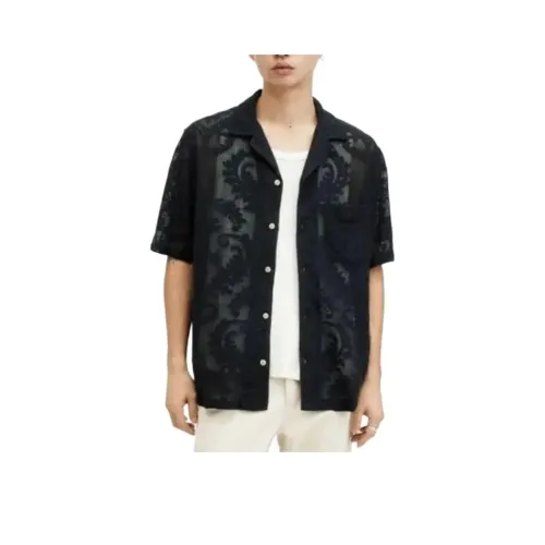ALLSAINTS Мужские Черные Рубашки