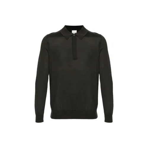 Paul Smith Плющево-зеленая мужская поло