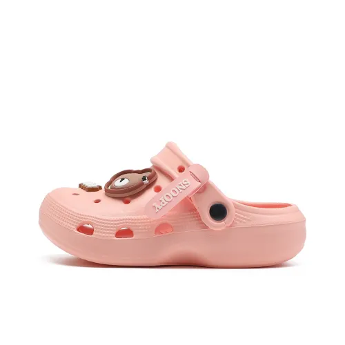 SNOOPY Дышащие Легкие Амортизирующие Тапочки для Детей