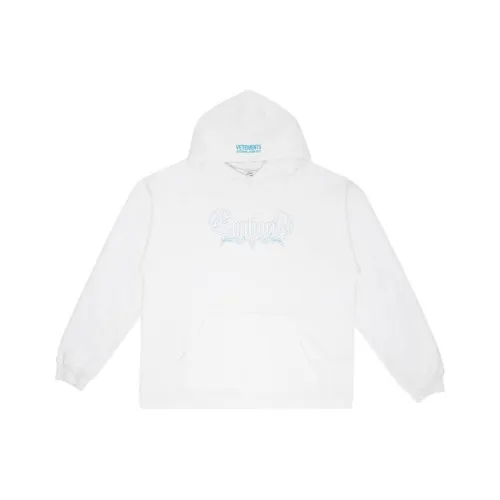 Vetements Белый Мужской Свитшот