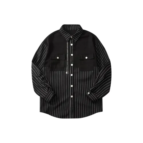 WAYNEXZAVIER Мужские Черные Рубашки