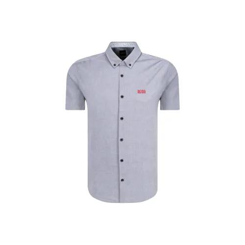 Hugo Boss Серые Мужские Рубашки