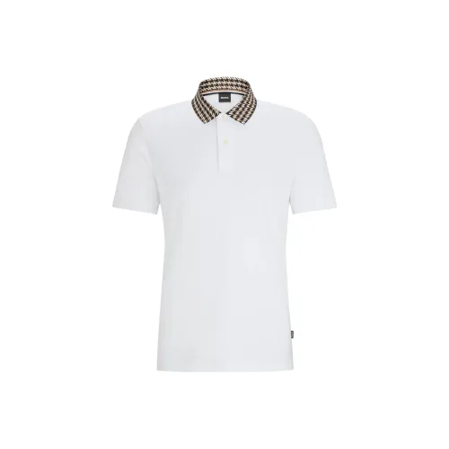 Hugo Boss Белая Мужская Поло