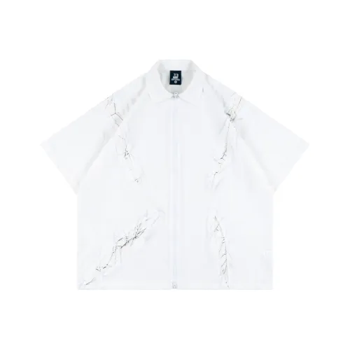 XINYINSU Белая унисекс рубашка