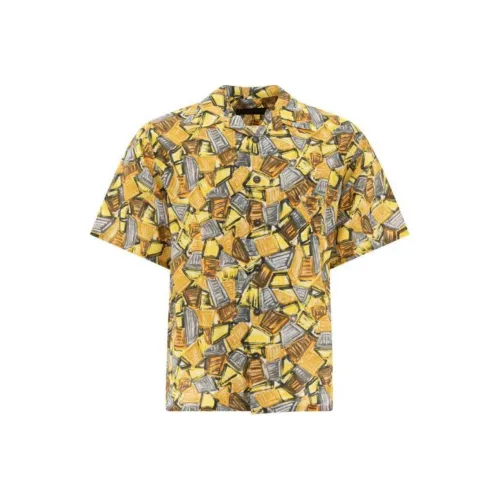 PRADA Желтые Мужские Рубашки