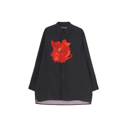 Yohji Yamamoto Черные Мужские Рубашки