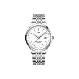 Натуральный Genuine Ромб: Натуральный белый Стальной браслет