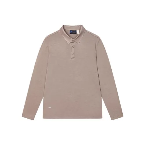 FILA Поло Мужское Светло-Каштаново-Коричневый