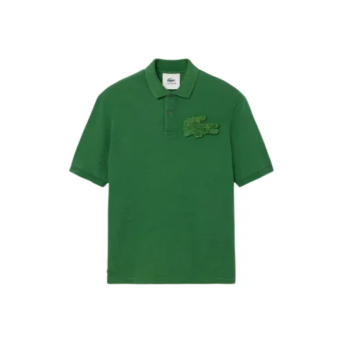 LACOSTE Поло Унисекс Сосновый Зеленый