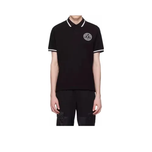 VERSACE JEANS COUTURE Поло Мужское Черное