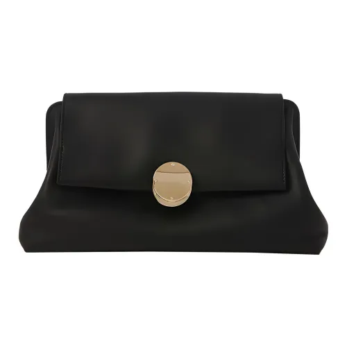 Chloe Napa Овечья кожа Портативный Одно плечо Через плечо Клатч Женский Черный