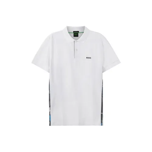 Hugo Boss Поло Мужское Белое