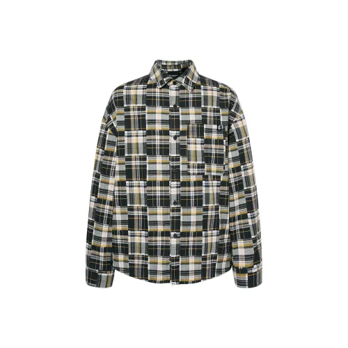 ROCAWEAR Зеленая клетка Унисекс Рубашки