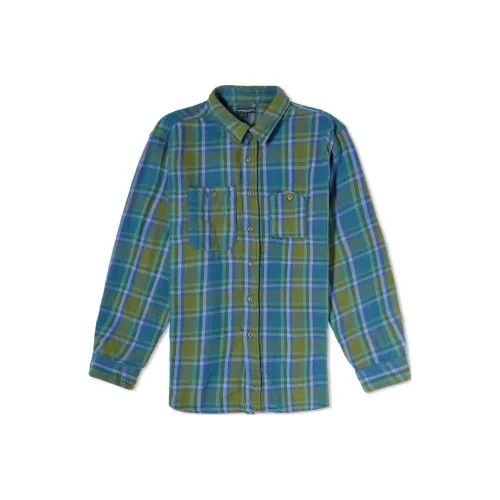 Рубашка Мужская Синяя от сотрудничества Engineered Garments