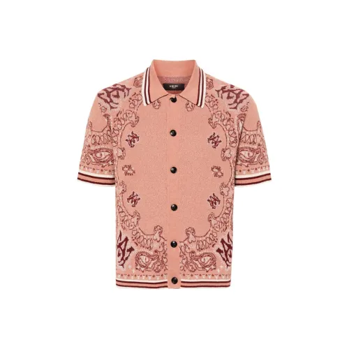 AMIRI Светло-розовые Мужские Рубашки