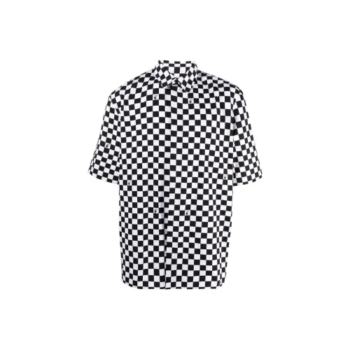 Off Белый Черный Мужские Рубашки