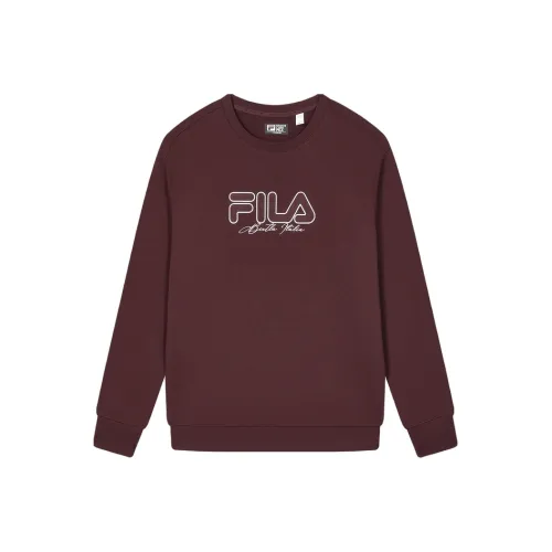 FILA Вино Красный Мужской Свитшот