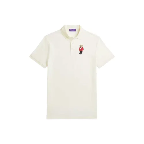 Ralph Lauren Purple Label Кремовая мужская поло рубашка