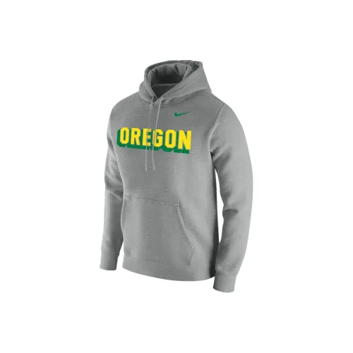 Nike College Club Fleece Oregon Свитшот Мужской Светло-Серый