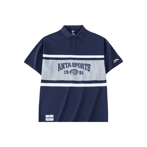 ANTA Life Collection Поло Мужское Темно-синий