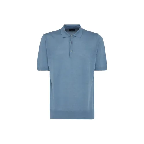 Drumohr Light Blue Мужская Поло