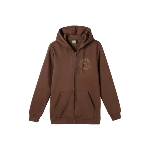 PUMA Tonal SPORTSWEAR HOODIE Толстовка Мужская Кофейно-Коричневый