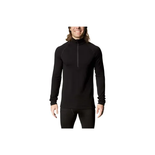 Houdini M'S Desoli Thermal Half-Zipper Sweatshirt Men's Pure Black