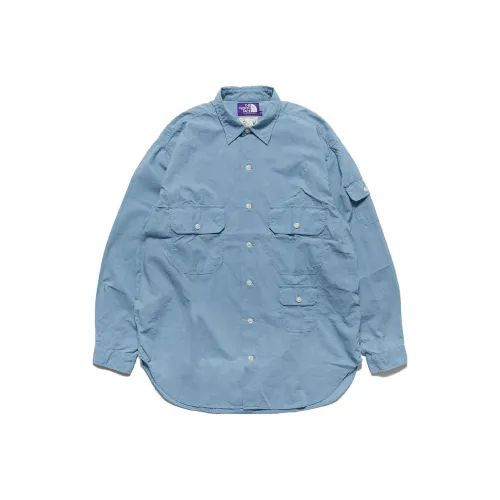 THE NORTH FACE PURPLE LABEL Синие Унисекс Рубашки