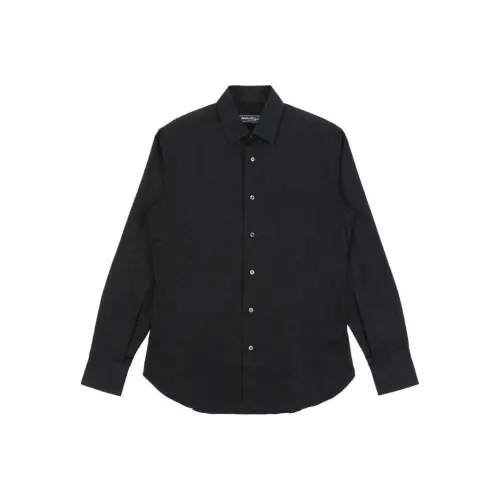 Ferragamo Мужские Черные Рубашки