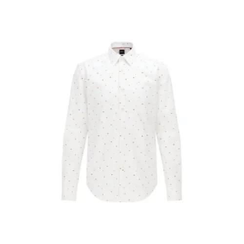 Hugo Boss Белые Мужские Рубашки