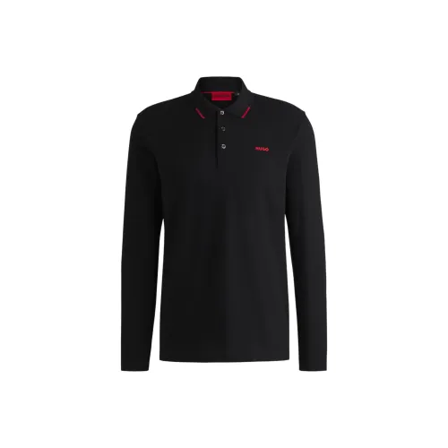 Hugo Boss Поло Мужское Черное